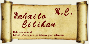 Mahailo Cilikan vizit kartica